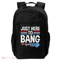 Funny 4th Of July Just Here to Bang Fireworks Backpack thumb 0