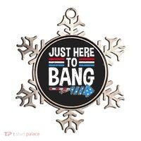 Funny 4th Of July Just Here to Bang Fireworks Ornament thumb 0