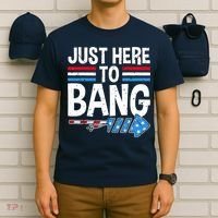 Funny 4th Of July Just Here to Bang Fireworks T-Shirt thumb 6