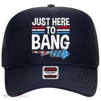 Funny 4th Of July Just Here to Bang Fireworks Hat thumb 0