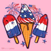 Funny 4th Of July Patriotic Popsicle Coaster thumb 2