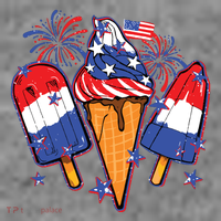 Funny 4th Of July Patriotic Popsicle Toddler Hoodie thumb 2