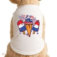 Funny 4th Of July Patriotic Popsicle Doggie Tank thumb 0
