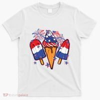 Funny 4th Of July Patriotic Popsicle T-Shirt thumb 0