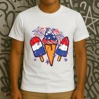 Funny 4th Of July Patriotic Popsicle T-Shirt thumb 3