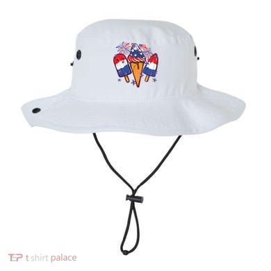 Funny 4th Of July Patriotic Popsicle Bucket Hat