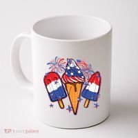 Funny 4th Of July Patriotic Popsicle Coffee Mug thumb 0