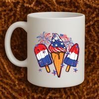 Funny 4th Of July Patriotic Popsicle Coffee Mug thumb 2