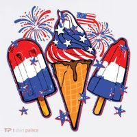 Funny 4th Of July Patriotic Popsicle Mousepad thumb 1