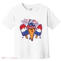 Funny 4th Of July Patriotic Popsicle Toddler T-Shirt thumb 0