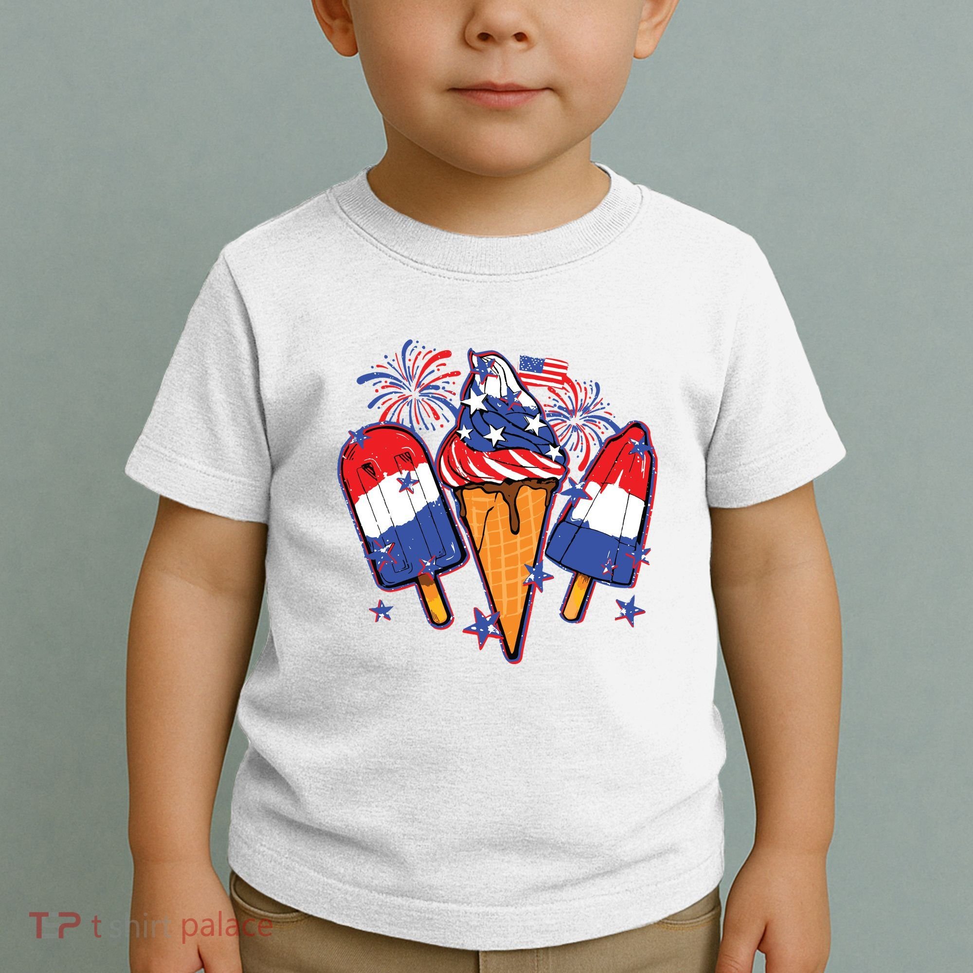 Funny 4th Of July Patriotic Popsicle Toddler T-Shirt