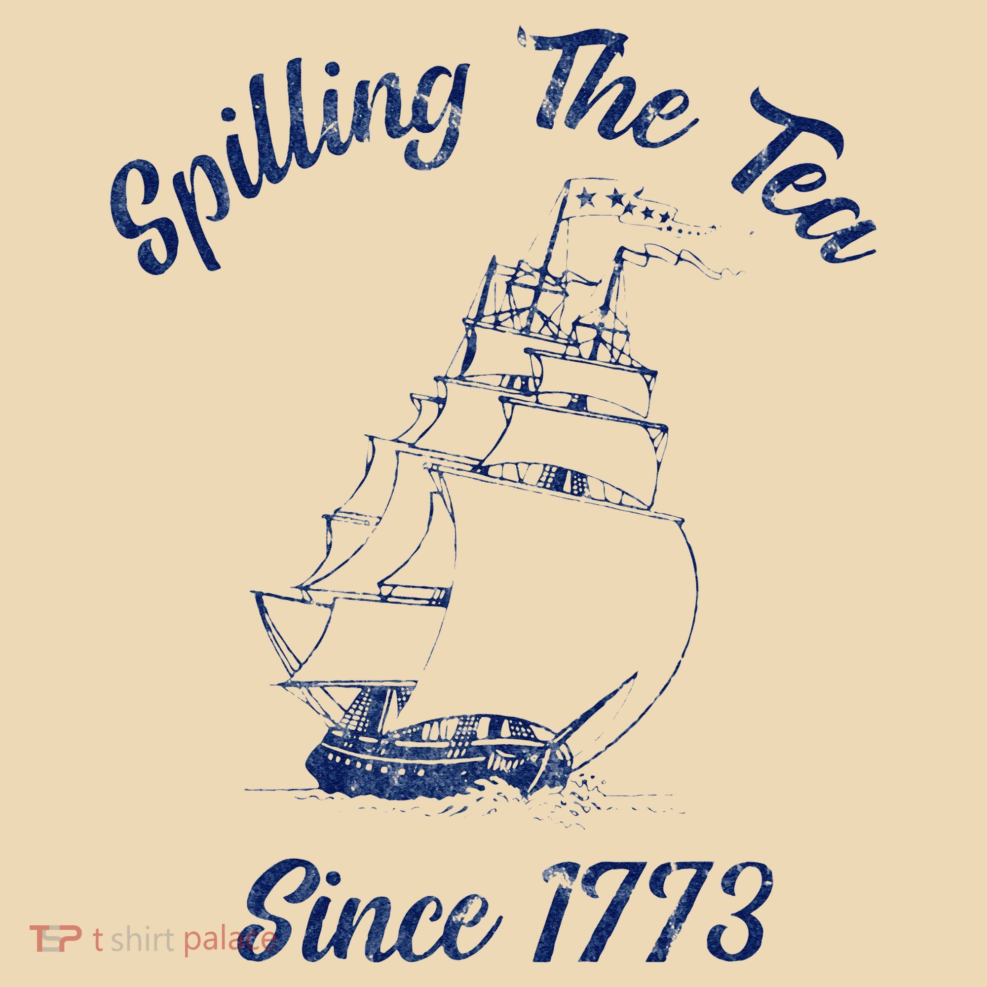Fun 4th Of July Spilling The Tea Since 1773 History Teacher Tote Bag