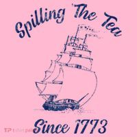 Fun 4th Of July Spilling The Tea Since 1773 History Teacher Coaster thumb 2
