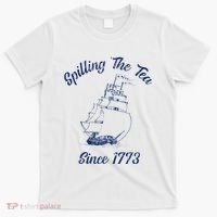 Fun 4th Of July Spilling The Tea Since 1773 History Teacher T-Shirt thumb 0
