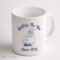Fun 4th Of July Spilling The Tea Since 1773 History Teacher Coffee Mug thumb 1
