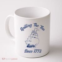 Fun 4th Of July Spilling The Tea Since 1773 History Teacher Coffee Mug thumb 0