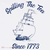 Fun 4th Of July Spilling The Tea Since 1773 History Teacher Ornament thumb 1