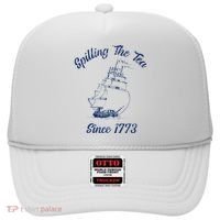 Fun 4th Of July Spilling The Tea Since 1773 History Teacher Hat thumb 0