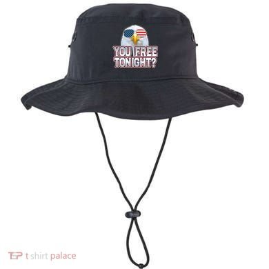 Fourth 4th Of July Bald Eagle You Free Tonight Funny Gift Bucket Hat