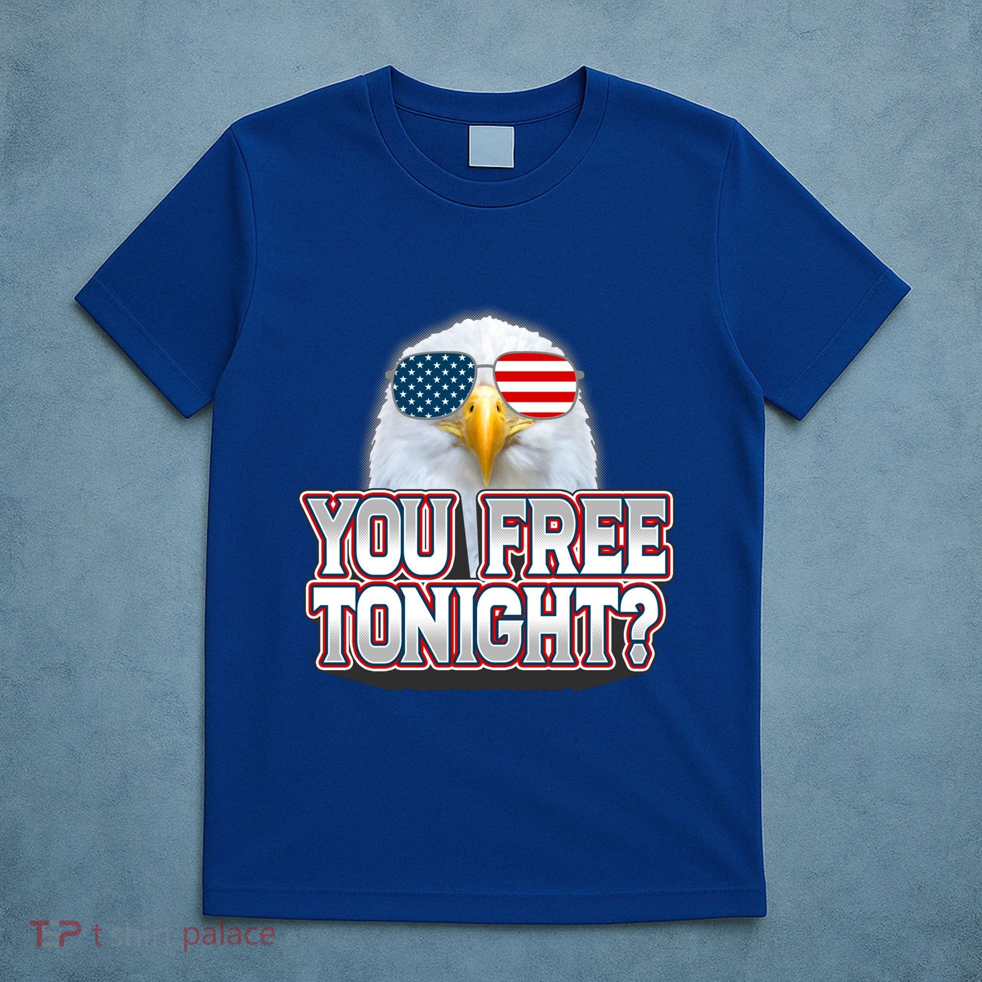Fourth 4th Of July Bald Eagle You Free Tonight Funny Gift T-Shirt
