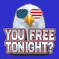 Fourth 4th Of July Bald Eagle You Free Tonight Funny Gift Baby Bodysuit thumb 2
