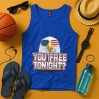 Fourth 4th Of July Bald Eagle You Free Tonight Funny Gift Tank Top thumb 4