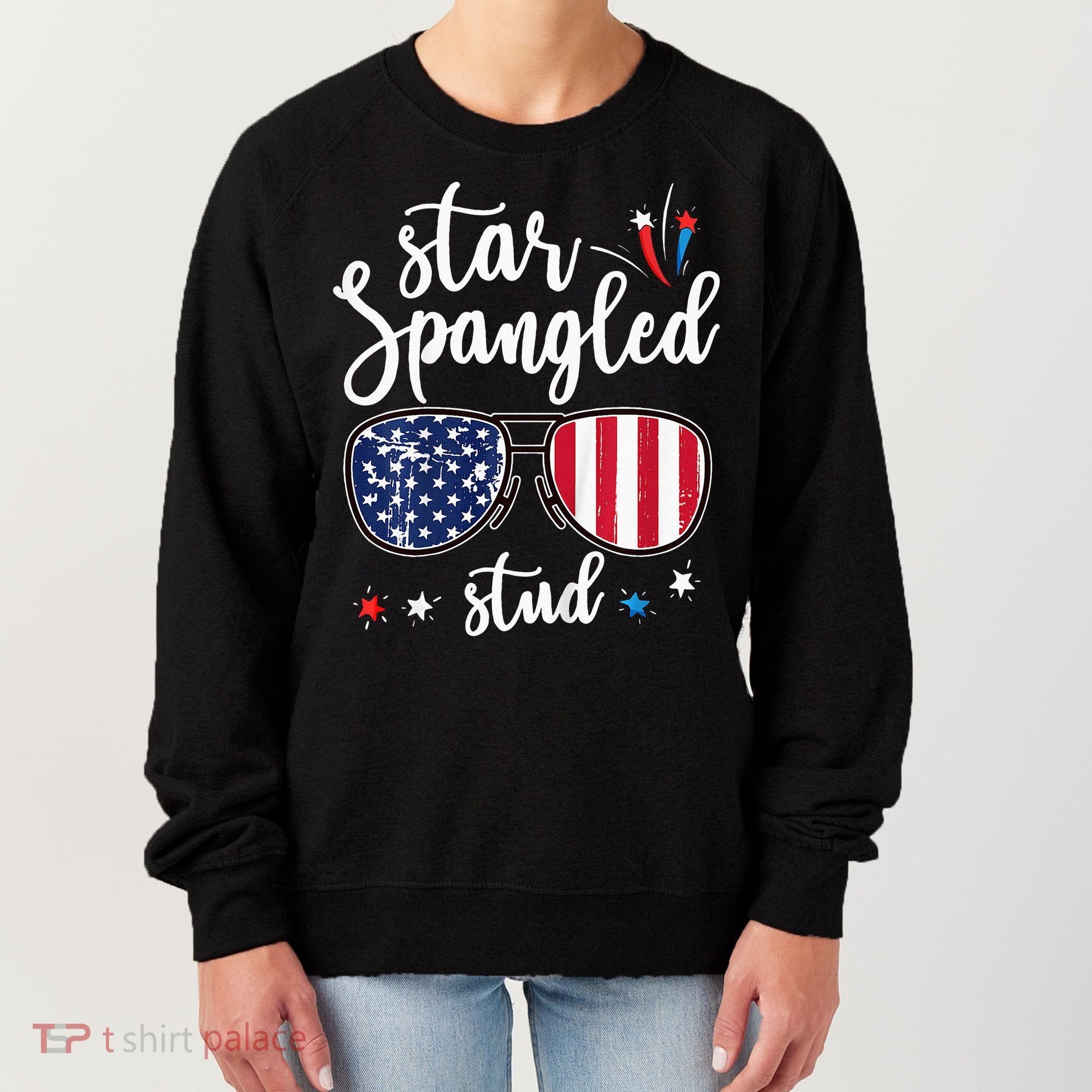 funny 4th of july star spangled student Women's Sweatshirt