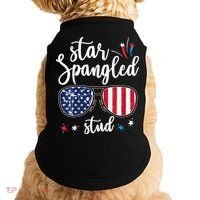 funny 4th of july star spangled student Doggie Tank thumb 0