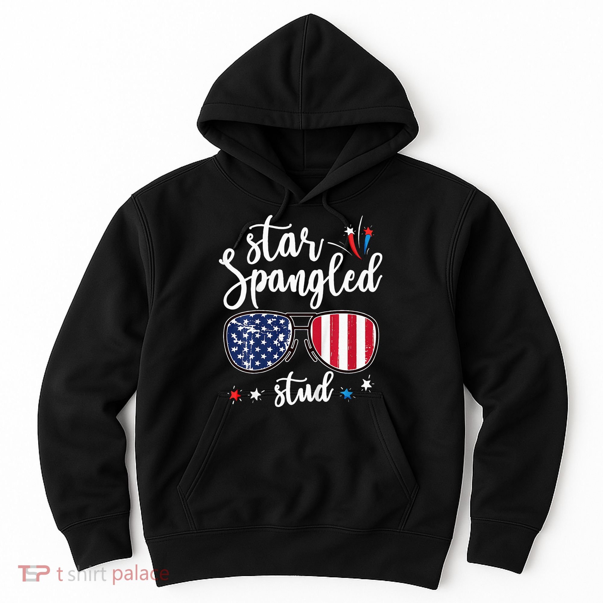 funny 4th of july star spangled student Hoodie