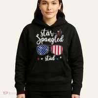 funny 4th of july star spangled student Hoodie thumb 5