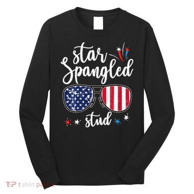 funny 4th of july star spangled student Long Sleeve Shirt
