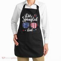 funny 4th of july star spangled student Apron thumb 2