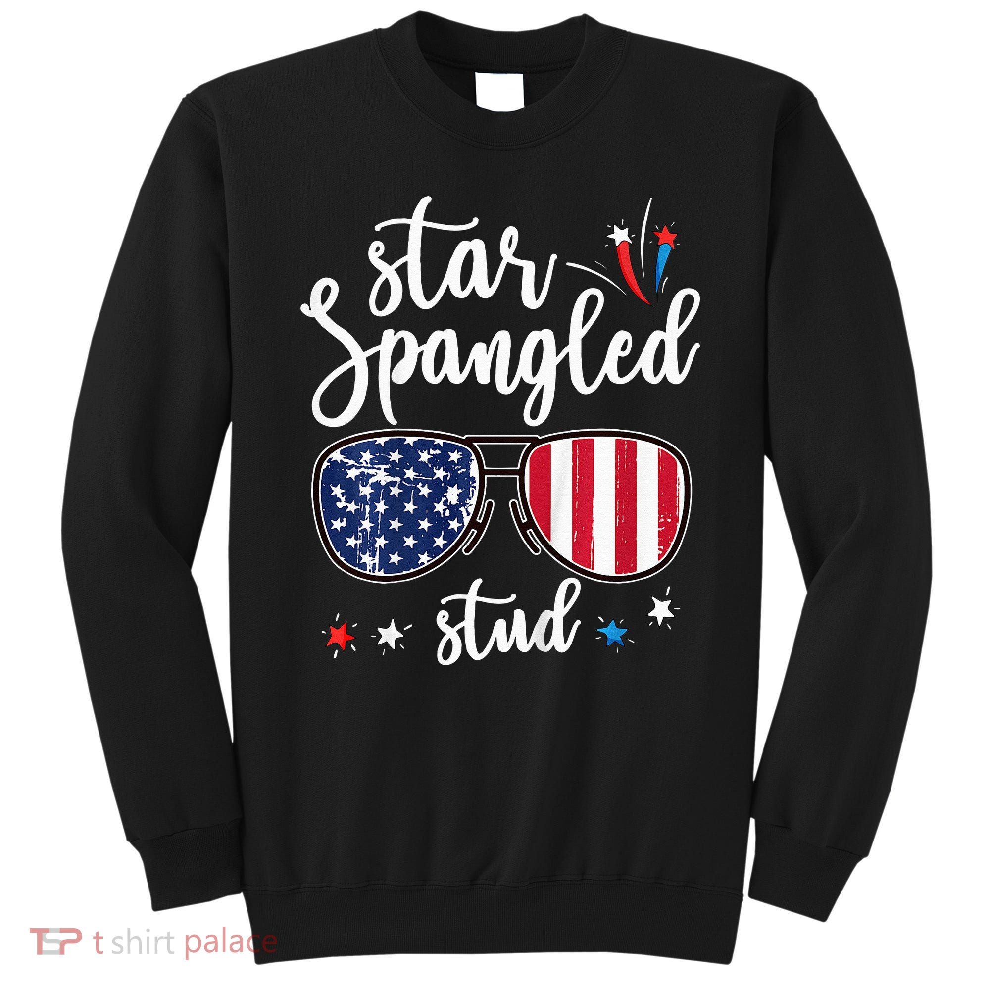 funny 4th of july star spangled student Sweatshirt