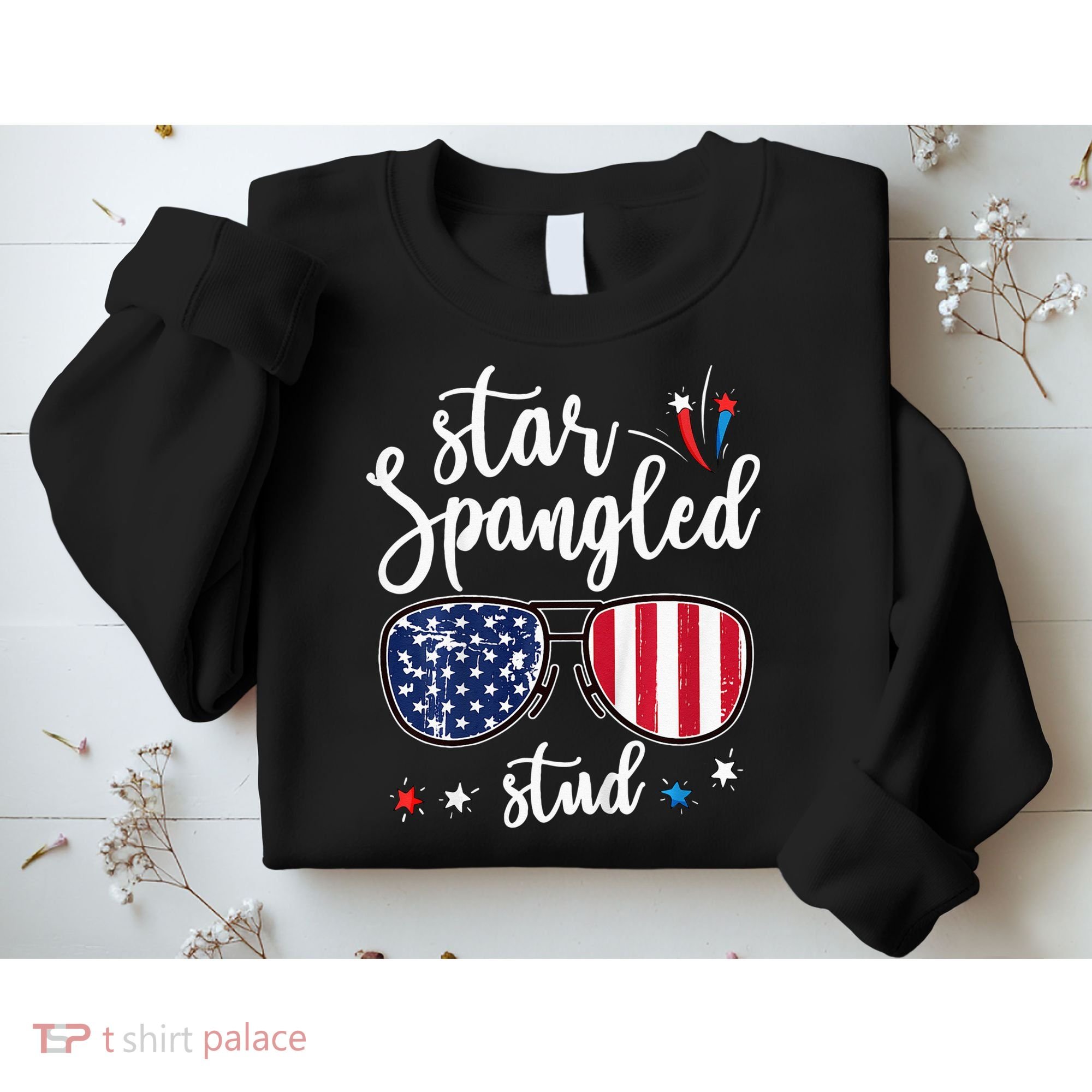 funny 4th of july star spangled student Sweatshirt