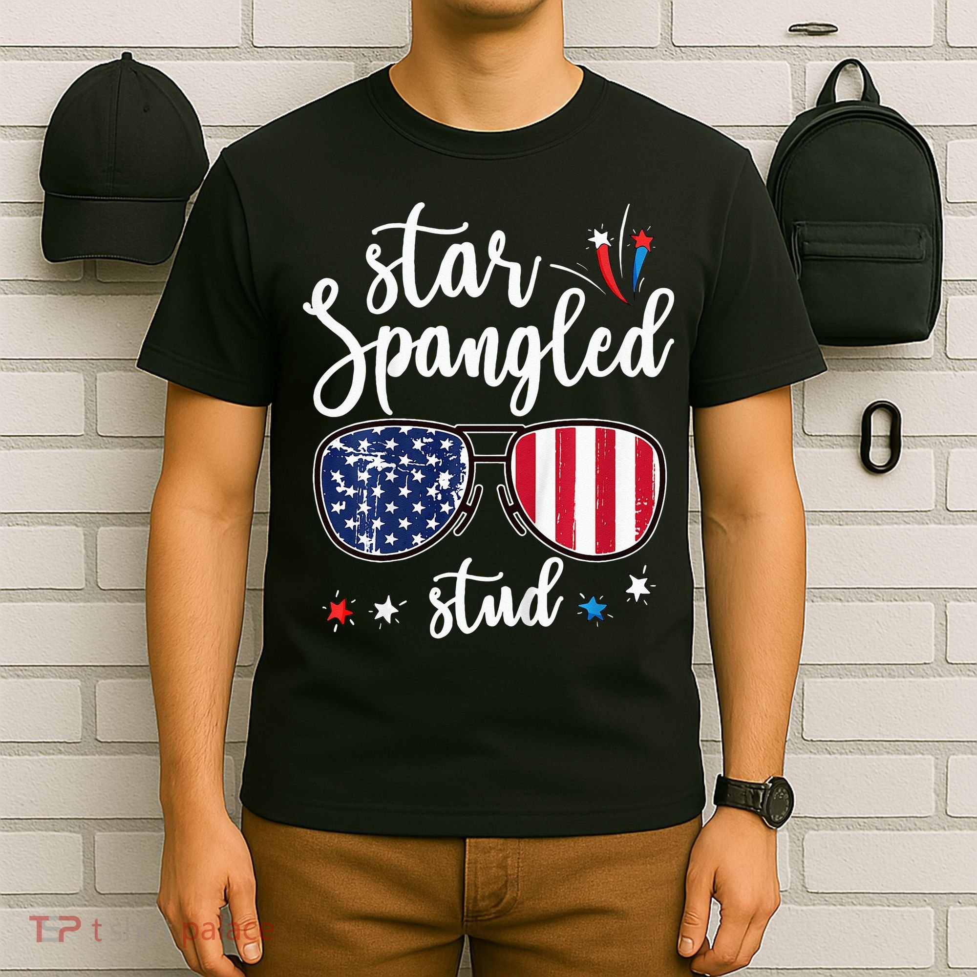 funny 4th of july star spangled student T-Shirt
