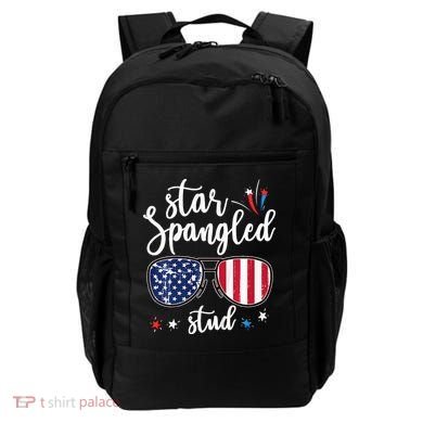 funny 4th of july star spangled student Backpack