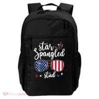 funny 4th of july star spangled student Backpack thumb 0