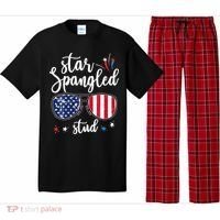 funny 4th of july star spangled student Pajama Set thumb 0