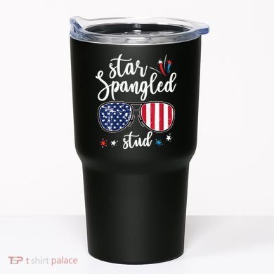 funny 4th of july star spangled student Tumbler