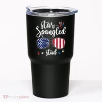 funny 4th of july star spangled student Tumbler thumb 0
