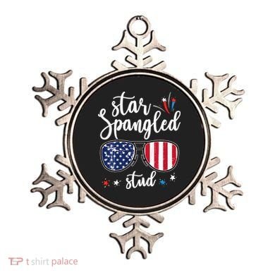 funny 4th of july star spangled student Ornament