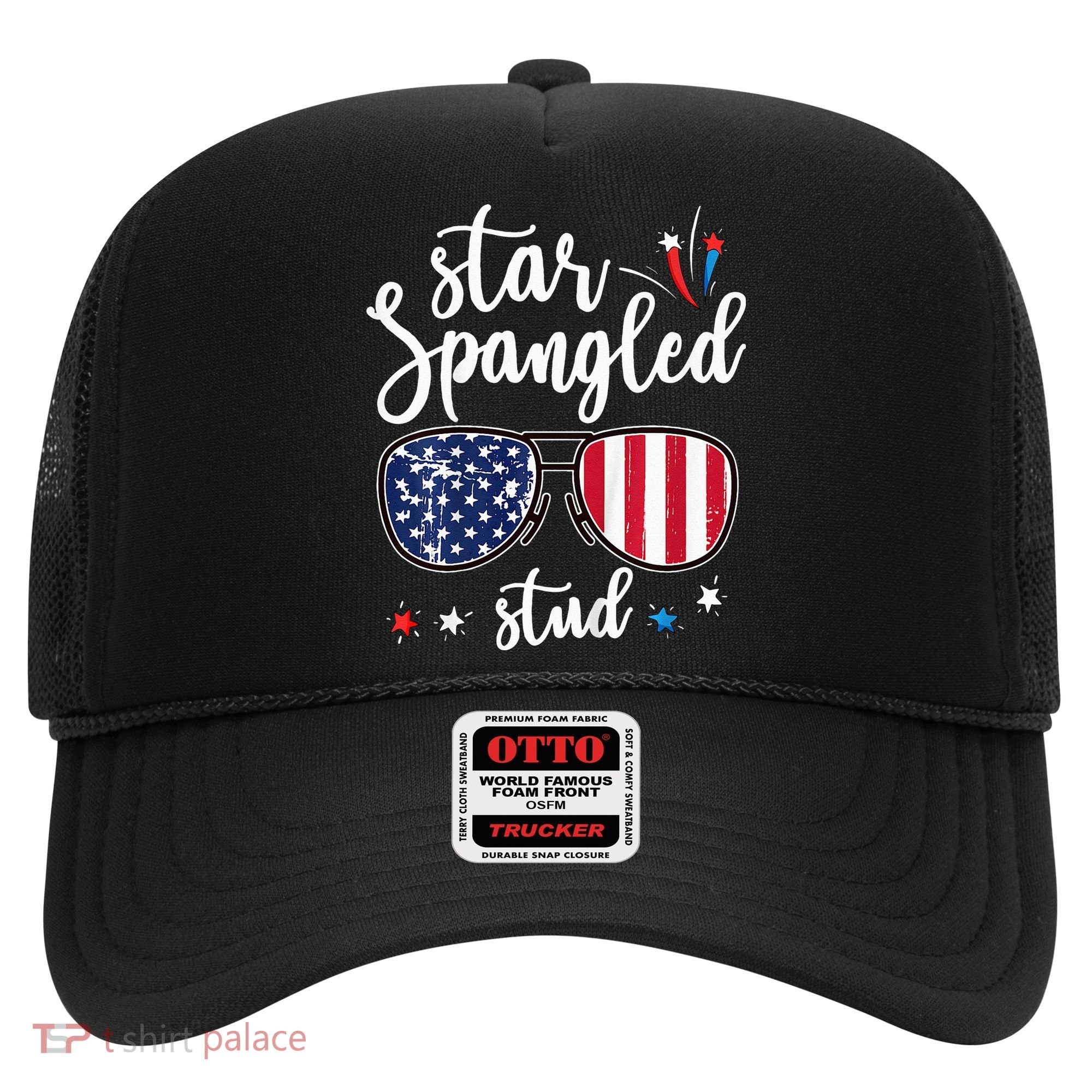 funny 4th of july star spangled student Hat