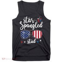funny 4th of july star spangled student Tank Top thumb 0