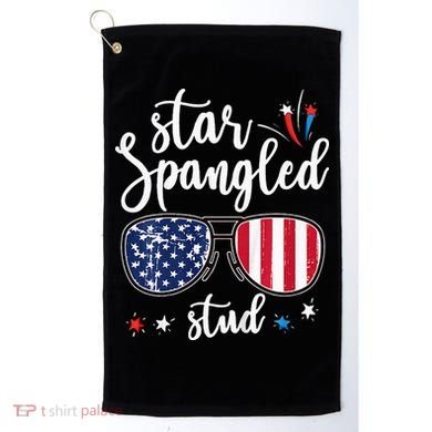 funny 4th of july star spangled student Golf Towel