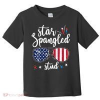 funny 4th of july star spangled student Toddler T-Shirt thumb 0