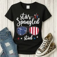 funny 4th of july star spangled student Women's T-Shirt thumb 3