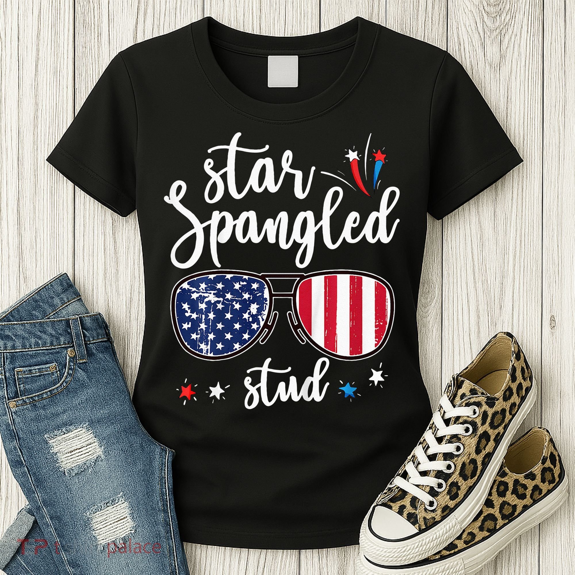funny 4th of july star spangled student Women's T-Shirt