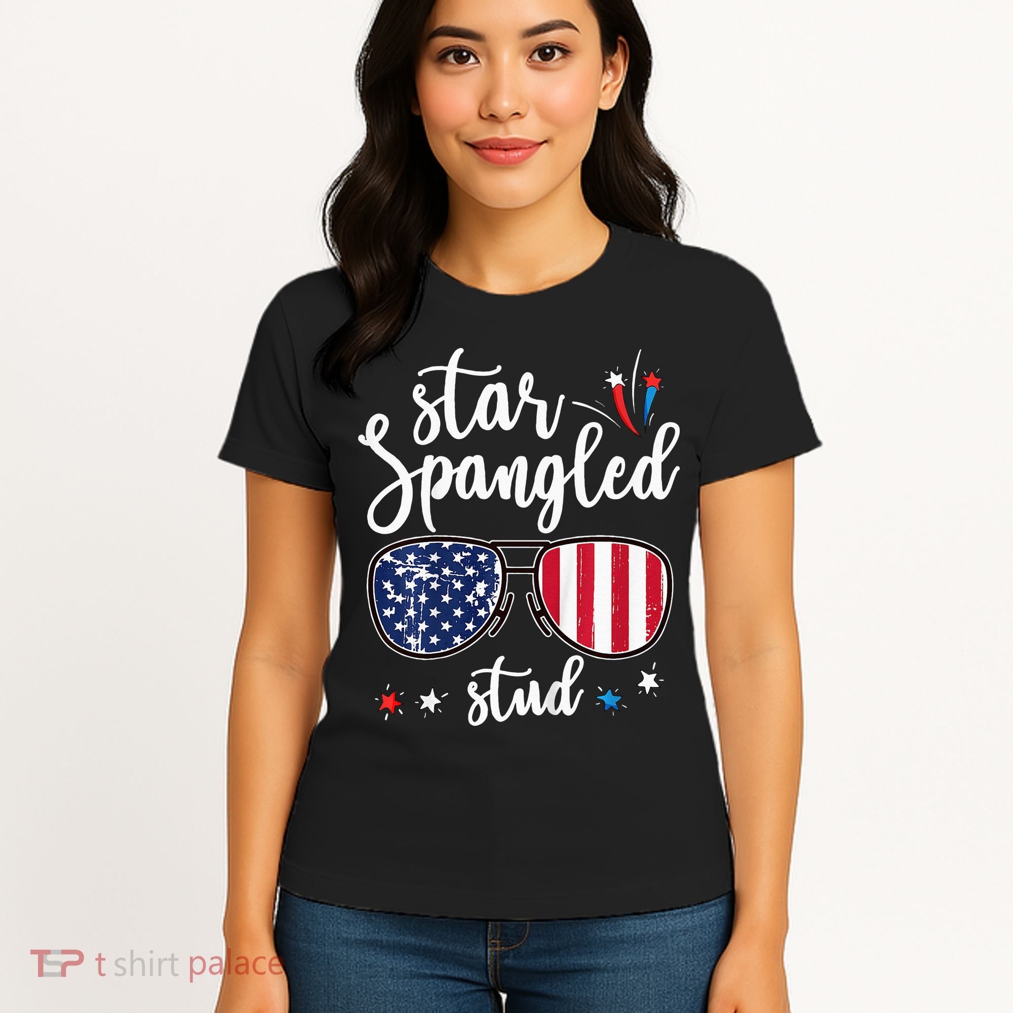 funny 4th of july star spangled student Women's T-Shirt