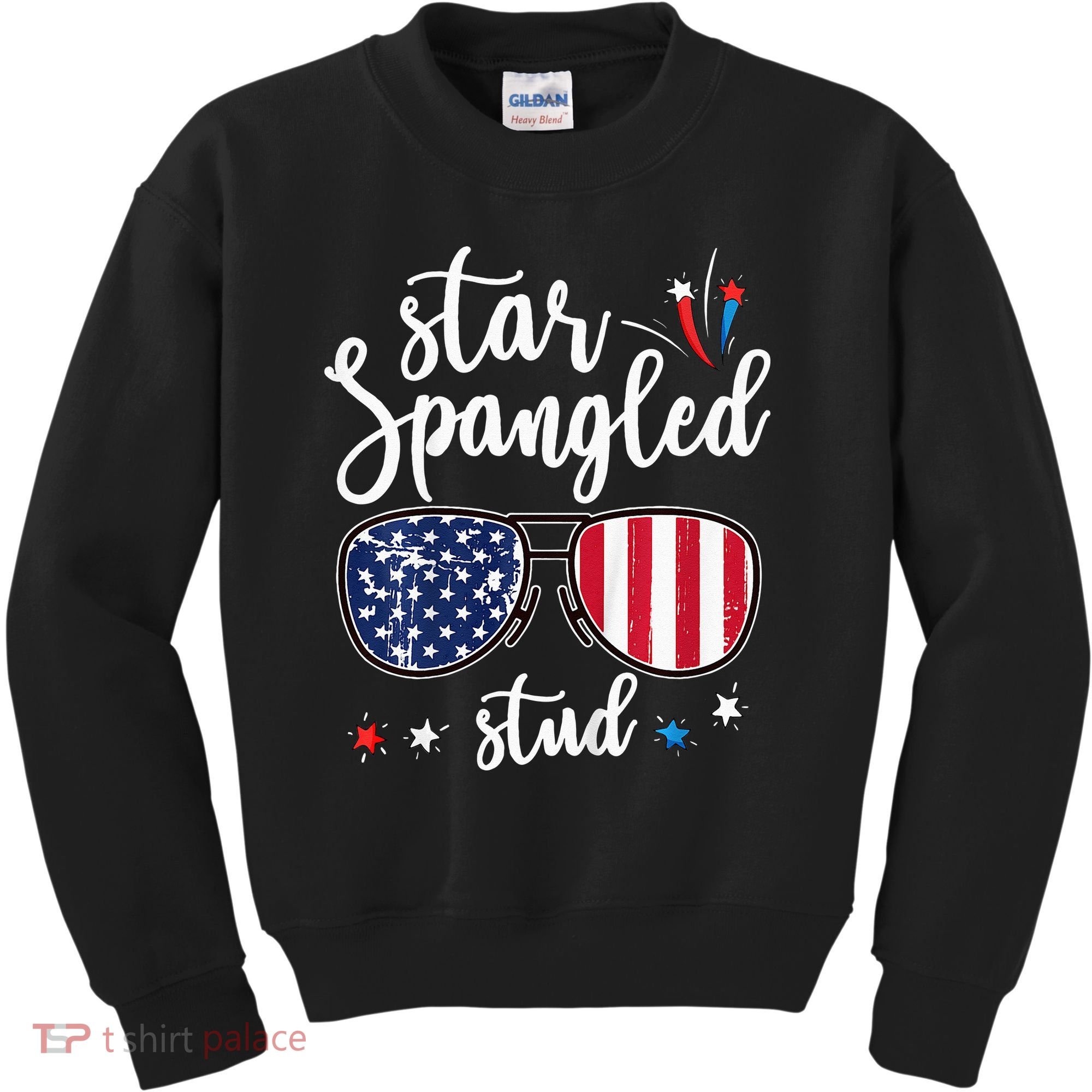 funny 4th of july star spangled student Kids Sweatshirt