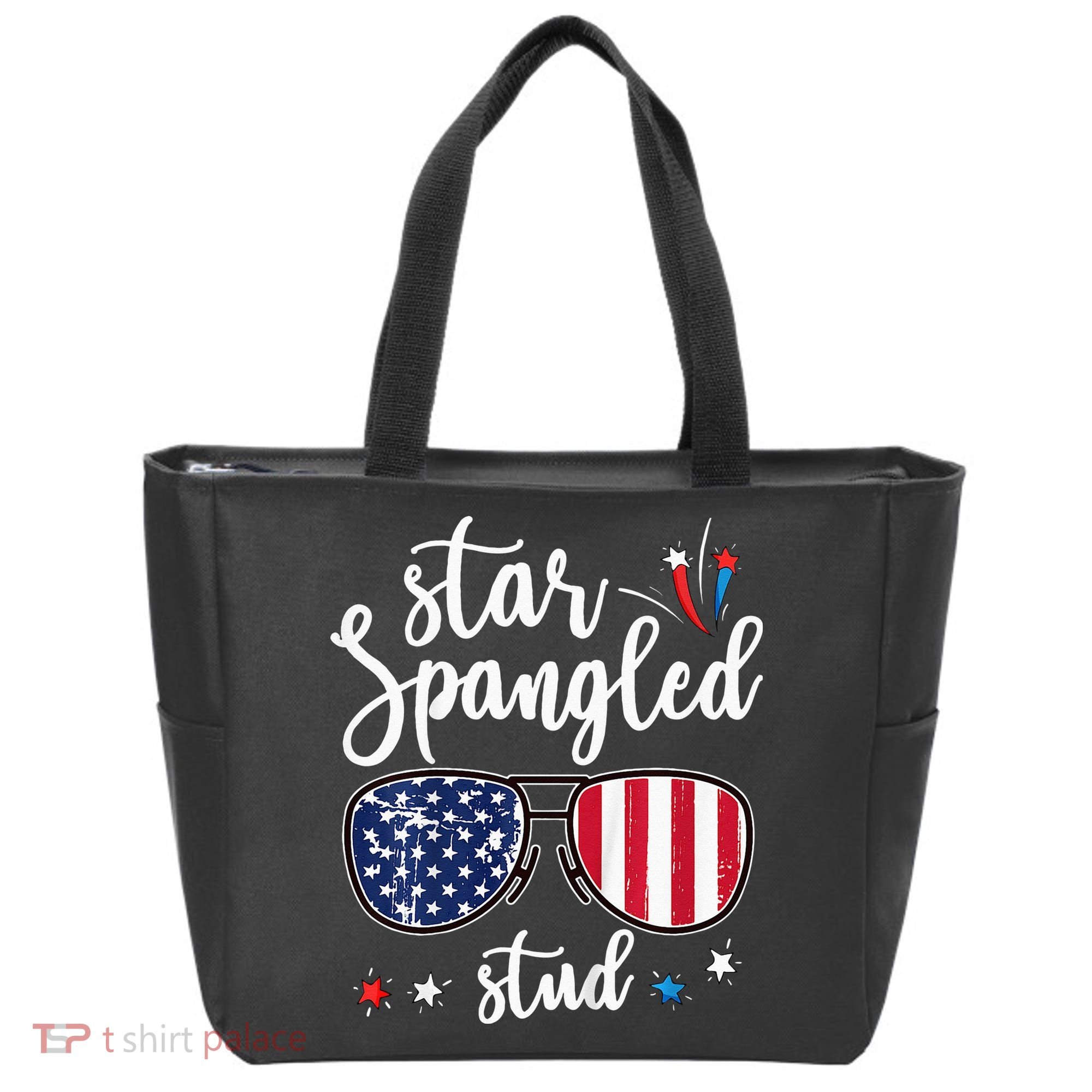 funny 4th of july star spangled student Tote Bag